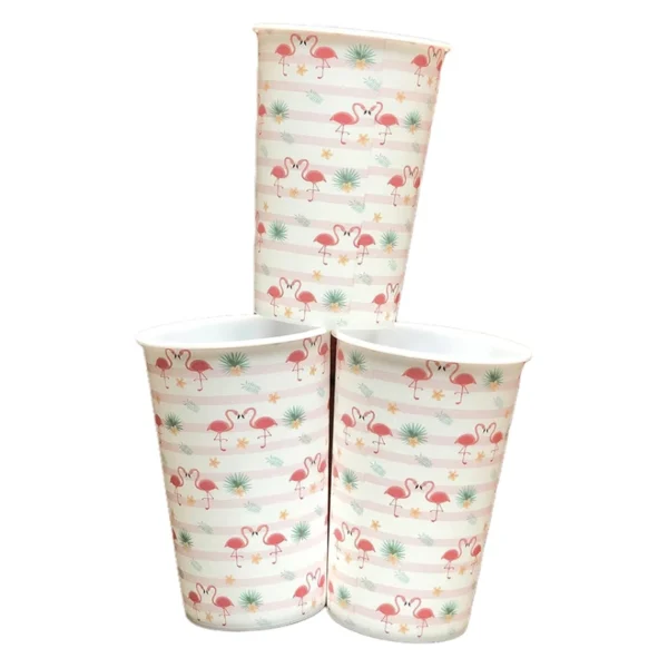 Set Of 3 Plastic Cup 350ml