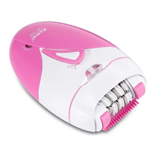 ماكينة إزالة الشعر KEMEI للنساء - موديل KM-189A، تعمل بالبطارية