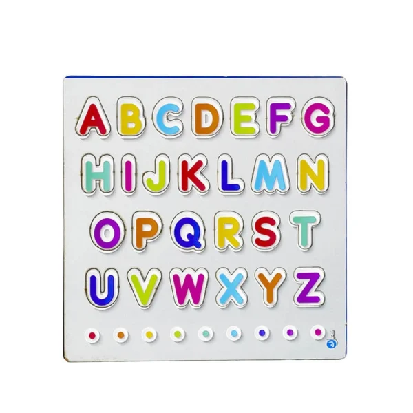 لعبة تعليم الحروف الأبجدية للأطفال - متعدد الألوان