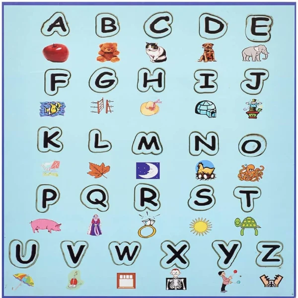 Alphapet Learning Toy For Unisex Children 29*29*.05 - Multicolor