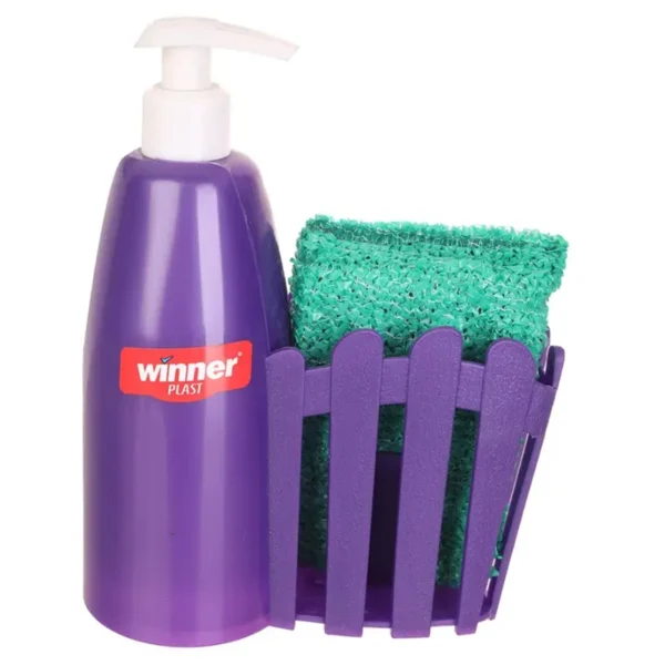 مضخة صابون مع ليفة من وينر بلاست