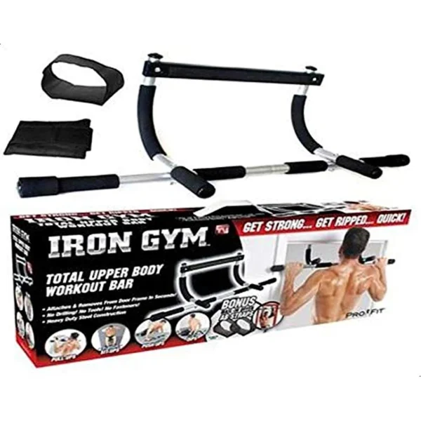 Iron Gym Big Size
Get Toned and Strong - Quick! With Iron Gym - the total upper body workout bar that you can use anywhere