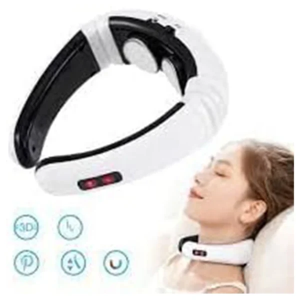 RCSP HX-5880 – جهاز تدليك الرقبة والكتفين مع وسادتين كهربائيتين