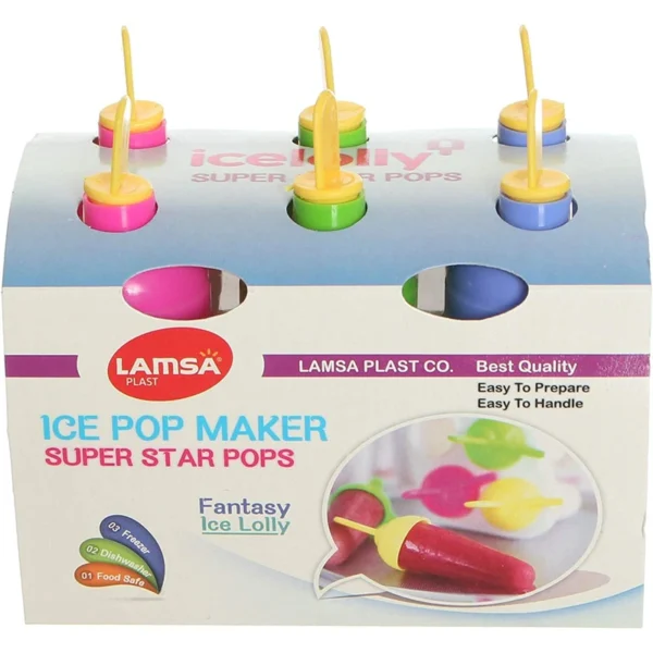 صانع آيس بوب لامسا بلاست - 6 قطع
