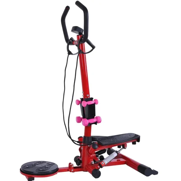 Soozier Aerobic Waist Twister/Stepper Fitness Machine w/DumbbellsSpinner With Twister