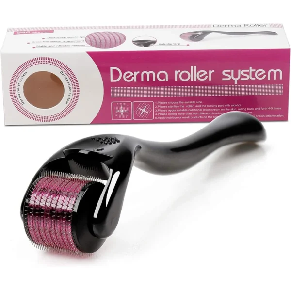 Derma Roller 540 Needles 1.0mm
Stainless Steel Needle for Face, Body, Skin Care, Beard Growth, Hair Regrowth, Facial Wrinkle, Scar Cellulite Stretch Marks