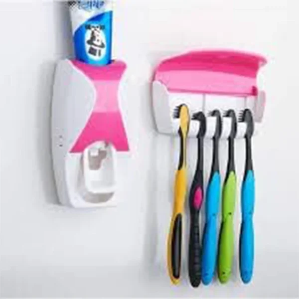 JiuXin Automatic toothpaste dispenser with toothbrush holder