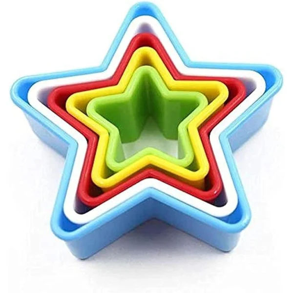 5PCS Star Shape Cookie Cutter