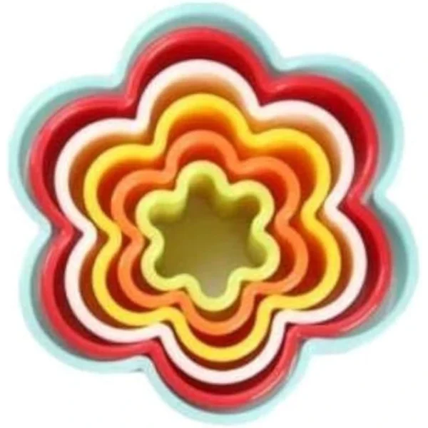 5PCS Flower Shape Cookie Cutter