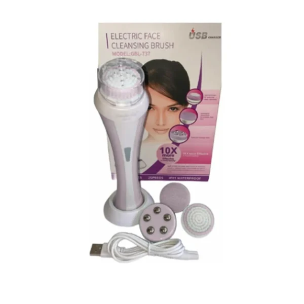 Rechargeable 3 in 1 Electric Facial Cleansing Brush  
GBL-737