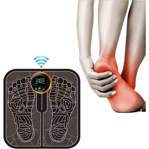 EMS Foot Massager Folding Portable Feet Massage Mat USB Rechargeable 
MA-860