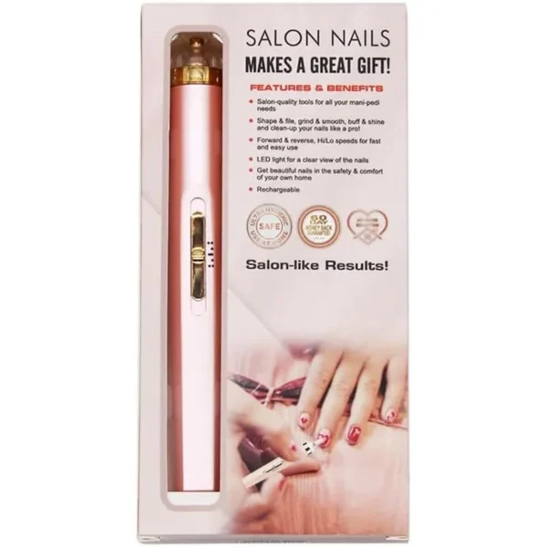 Salon Nails – جهاز صالون الأظافر
Catch.Up Electric Nail Drill – جهاز برد الأظافر الكهربائي اللاسلكي 5 في 1