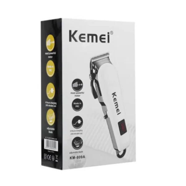 KM-809A Electric Trimmer White/Black