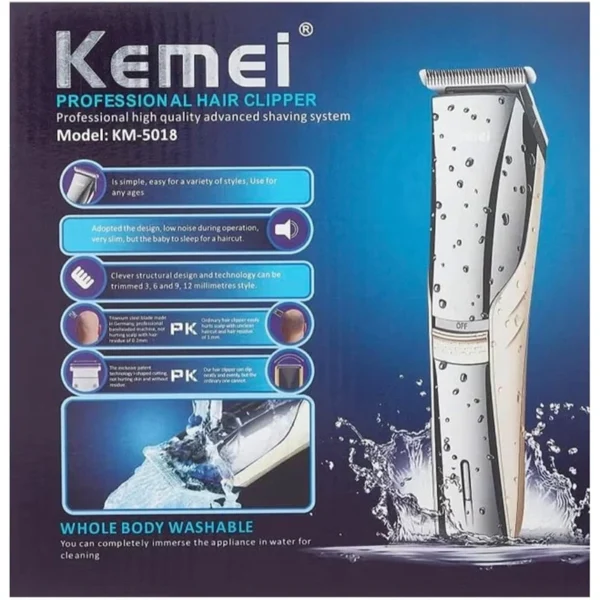 Kemei KM-5018
Electric Hair Trimmer Clipper