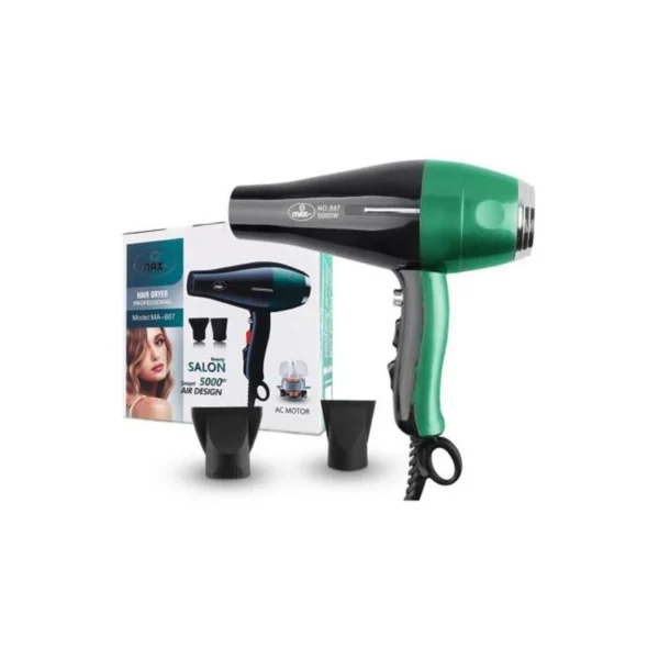 MAX BRA Professional Hair Dryer 887 For Salon And Home, 5000W MA