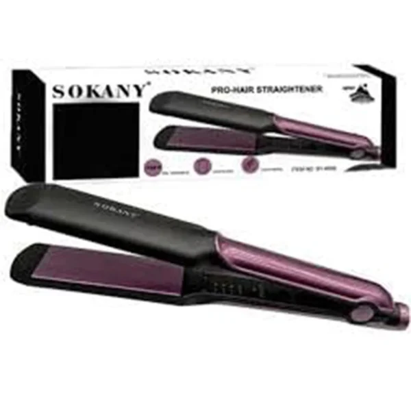 Sokany Hair Professional Hair Straightener SY-6505, Ceramic
