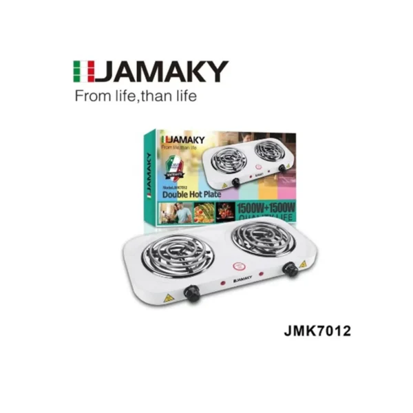 Jamaky Double Hot Plate, 1500W 
JMK 7012