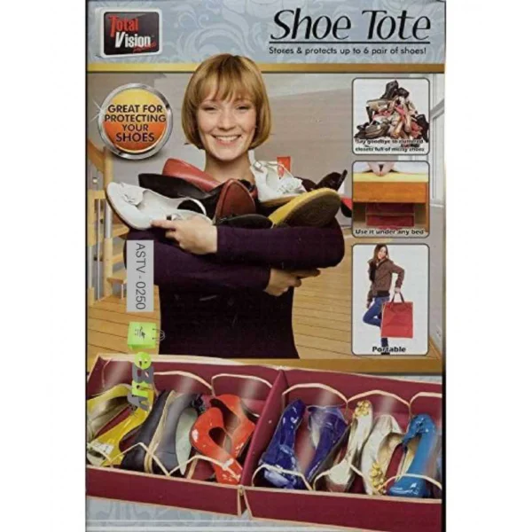 حقيبة تخزين الأحذية
منظم أحذية - 6 أزواج