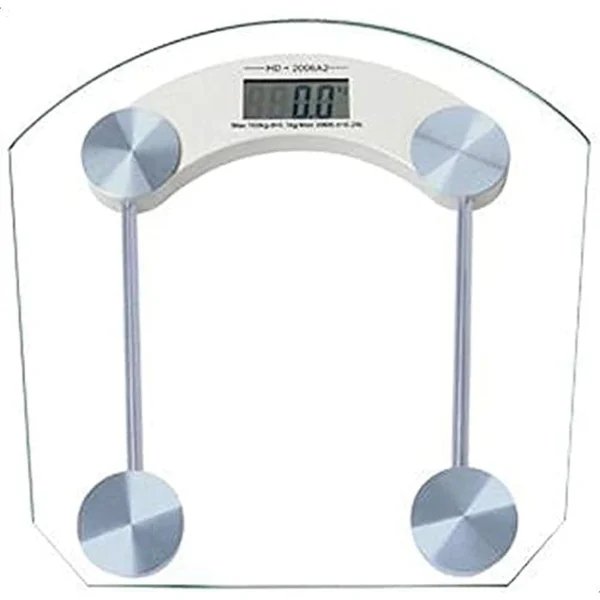Digital Glass Top Bathroom Scale – ميزان حمام رقمي بزجاج علوي