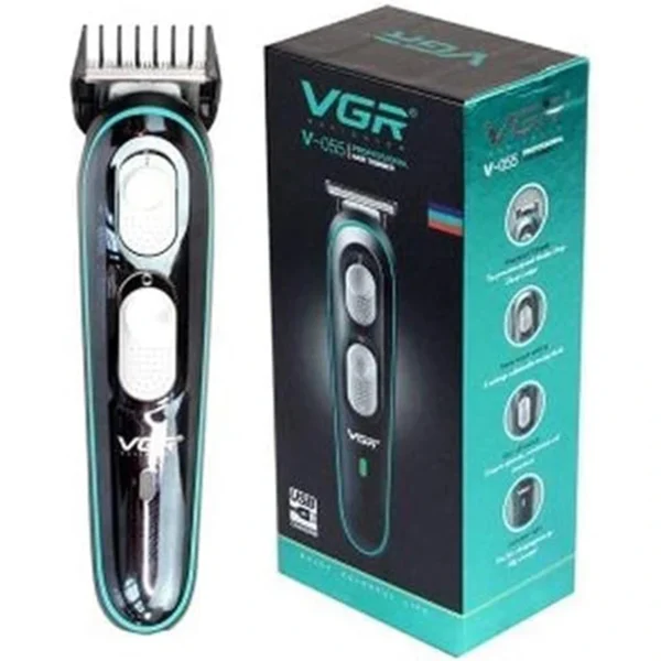 VGR V-055 – ماكينة تشذيب الشعر USB قابلة للغسل للرجال