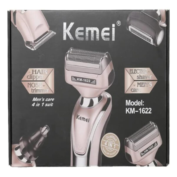 كيمي 4 في 1 ماكينة حلاقة متعددة الوظائف - جهاز العناية الكامل
Kemei KM-1622