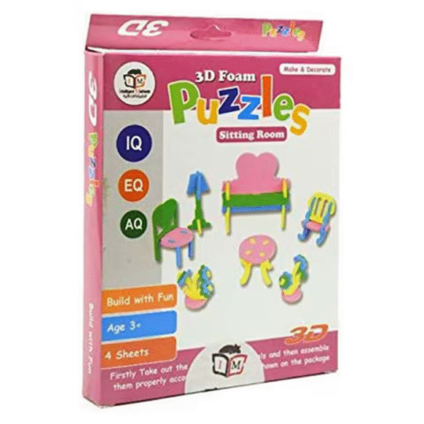 3D Foam Puzzle Sitting Room