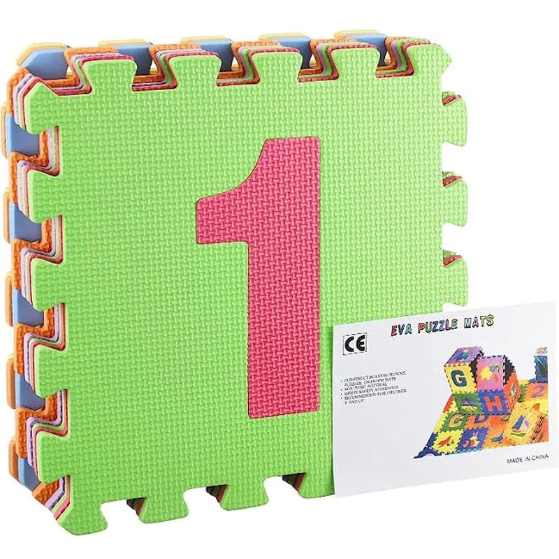 لغز  للأرضية بأرقام إنجليزية لغرف الأطفال