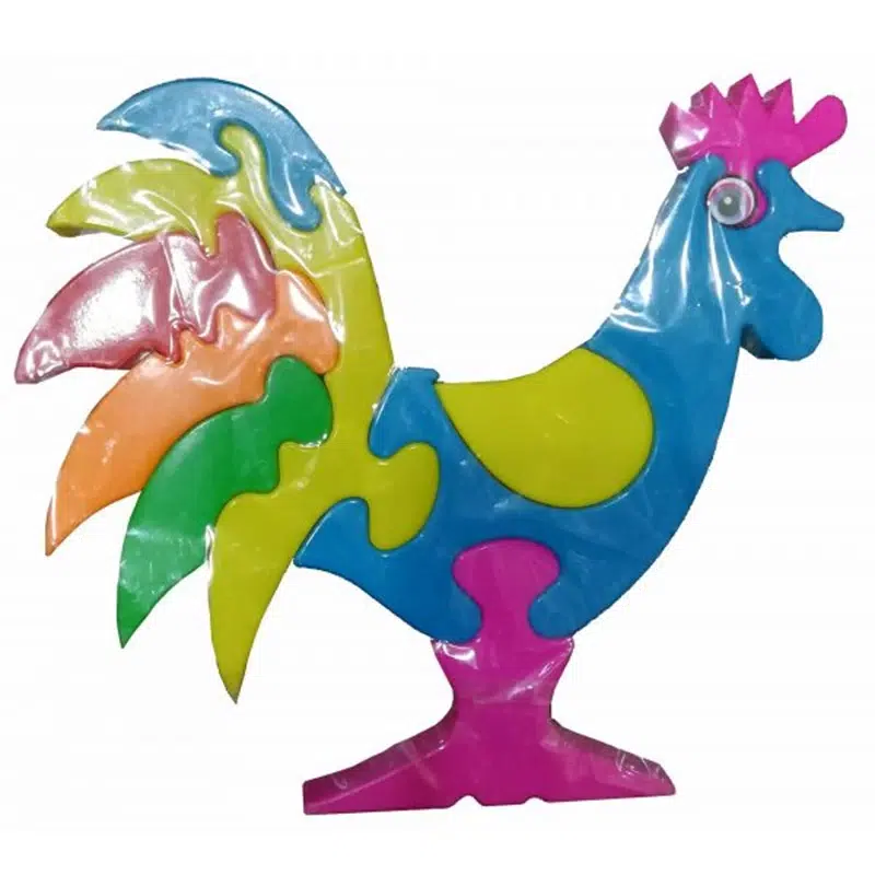 Puzzle shaped a cock