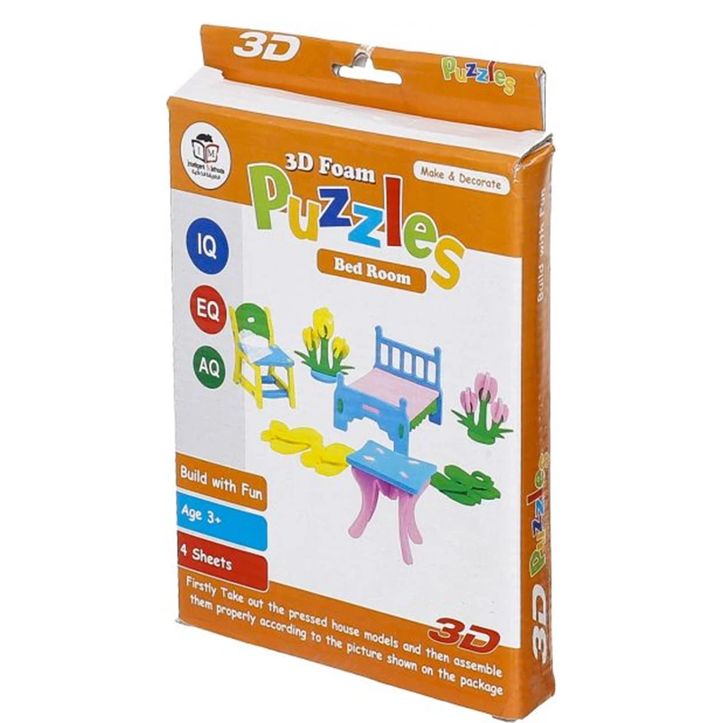 لغز  ثلاثي الأبعاد - غرفة نوم