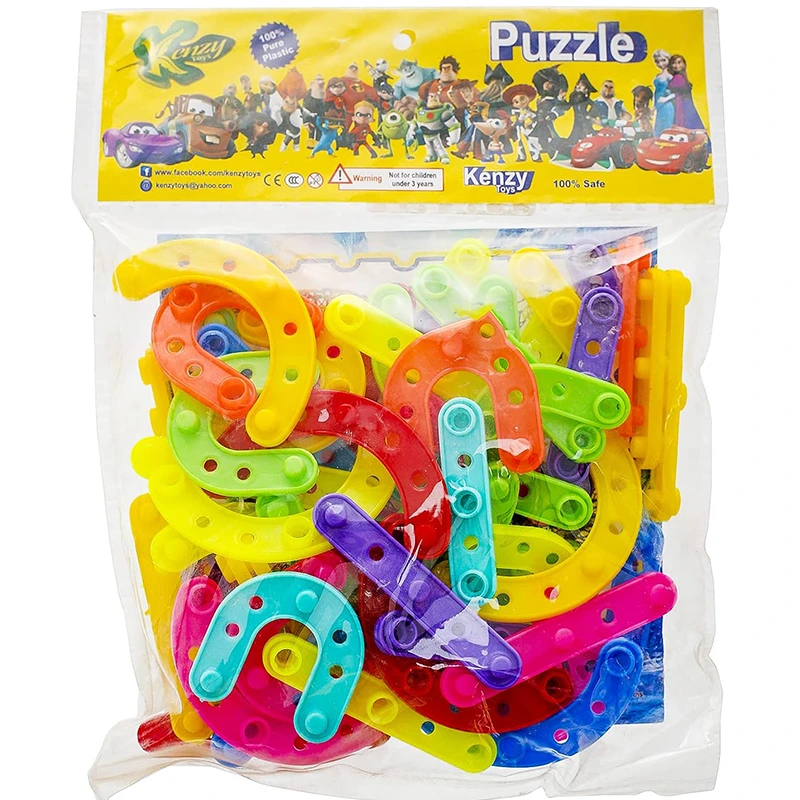 مجموعة بناء كينزي للأطفال - متعدد الألوان